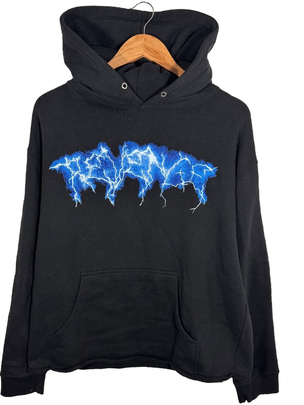 Revenge Anarchy Lightning Logo Pullover Hoodie Size Mens M